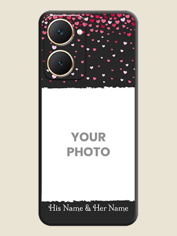 Custom Fall in Love with Your Partner on Photo On Space Black Custom Soft Matte Mobile Back Cover - Vivo Y18e - alternate view