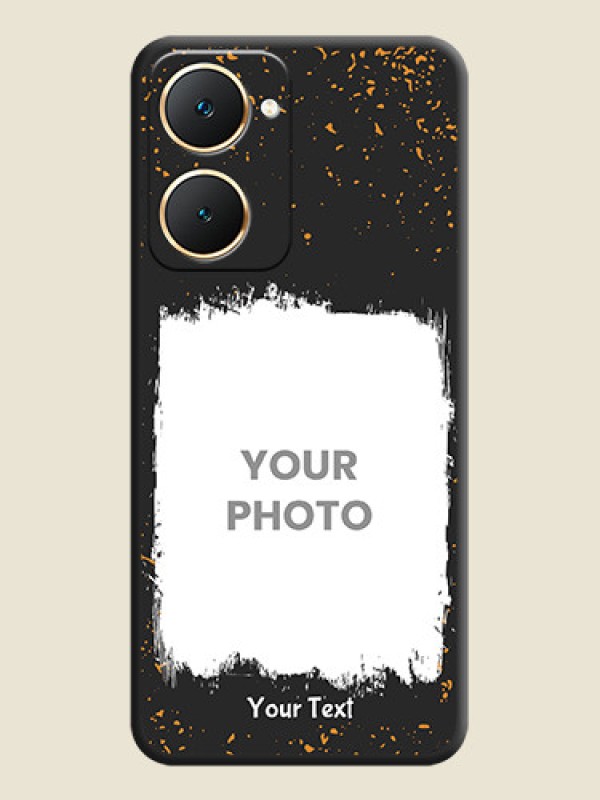 Custom Spray Free Design on Photo On Space Black Custom Soft Matte Mobile Back Cover - Vivo Y18e - alternate view