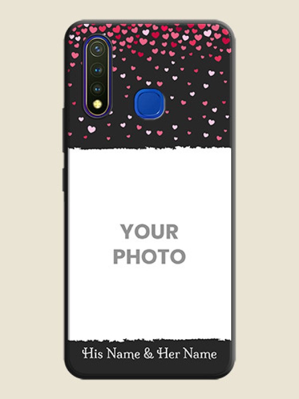 Custom Fall in Love with Your Partner  - Photo on Space Black Soft Matte Phone Cover - Vivo Y19 - alternate view