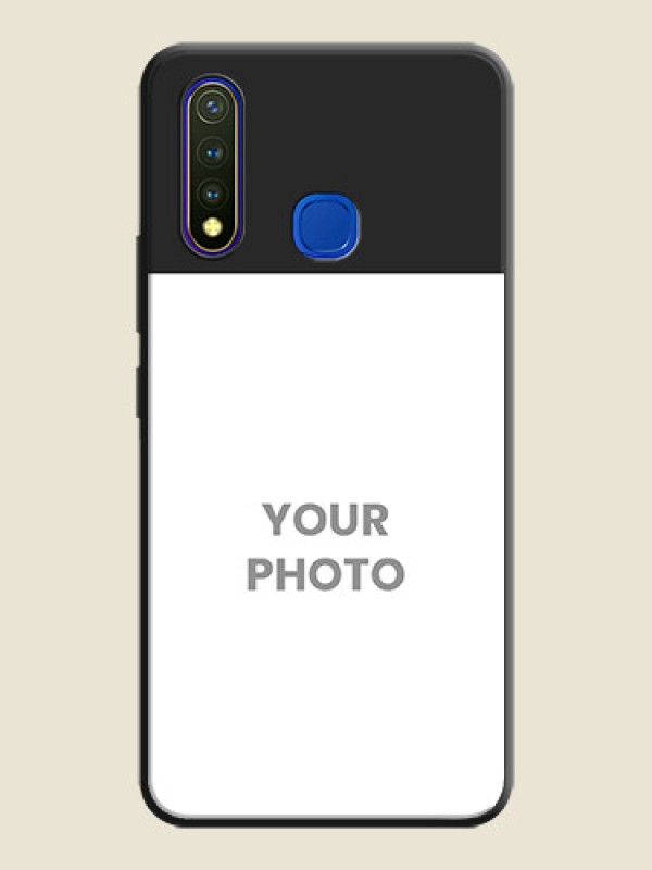Custom Image Upload With Space Black Color On Custom Soft Matte Mobile Back Cover - Vivo Y19 - alternate view