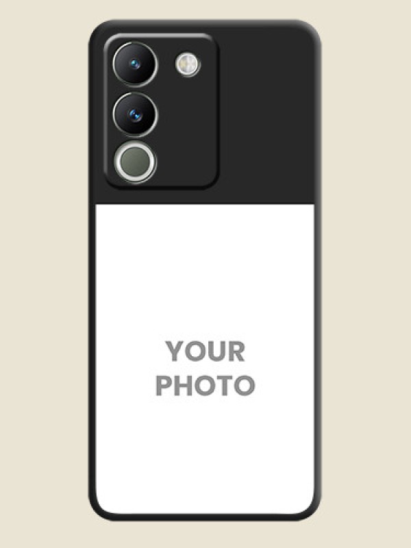 Custom Image Upload With Space Black Color On Custom Soft Matte Mobile Back Cover - Vivo Y200 5G - alternate view
