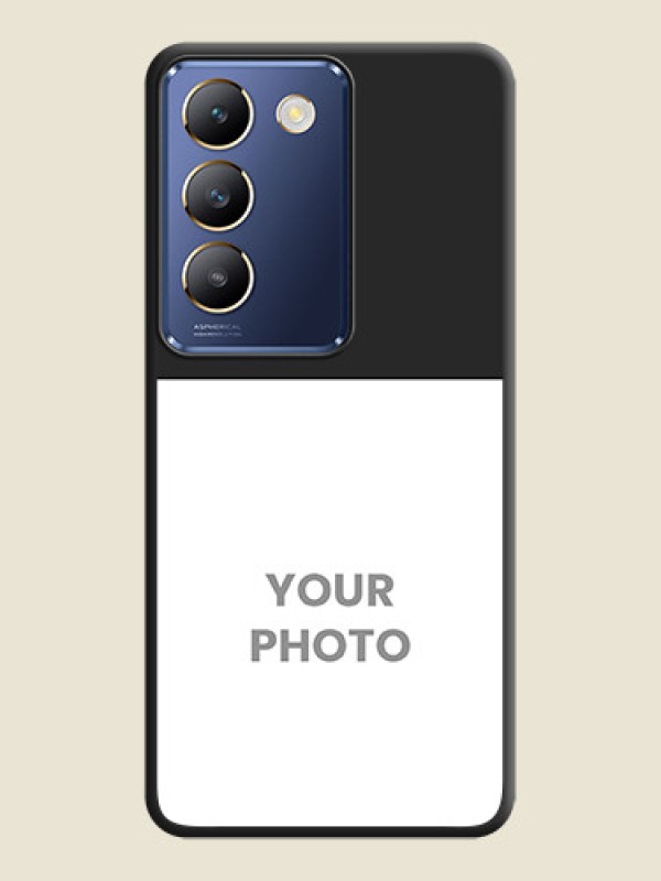 Custom Image Upload With Space Black Color On Custom Soft Matte Mobile Back Cover - Vivo Y200E 5G - alternate view