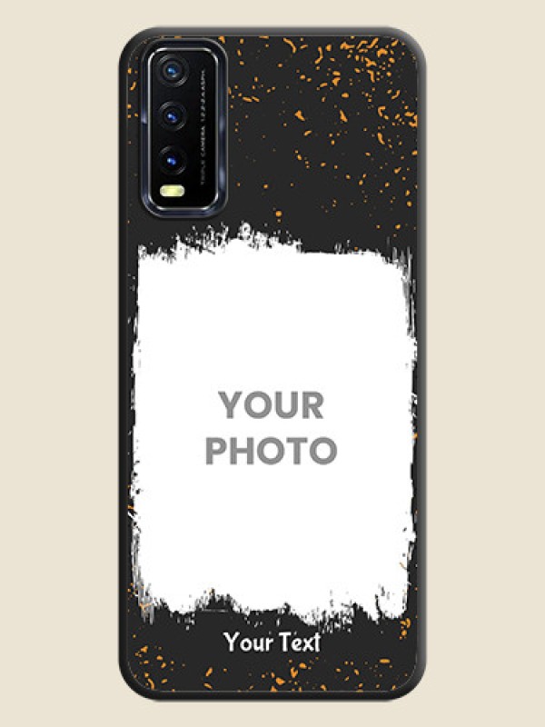 Custom Spray Free Design on Photo on Space Black Soft Matte Phone Cover - Vivo Y20T - alternate view