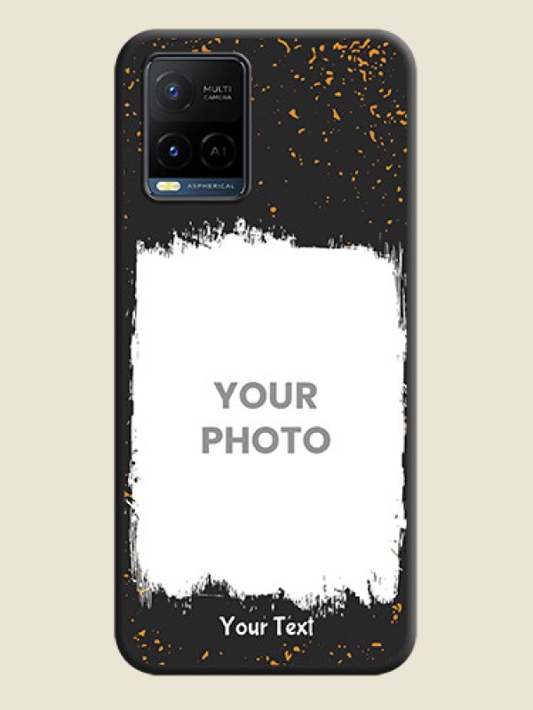 Custom Spray Free Design on Photo on Space Black Soft Matte Phone Cover - Vivo Y21 - alternate view