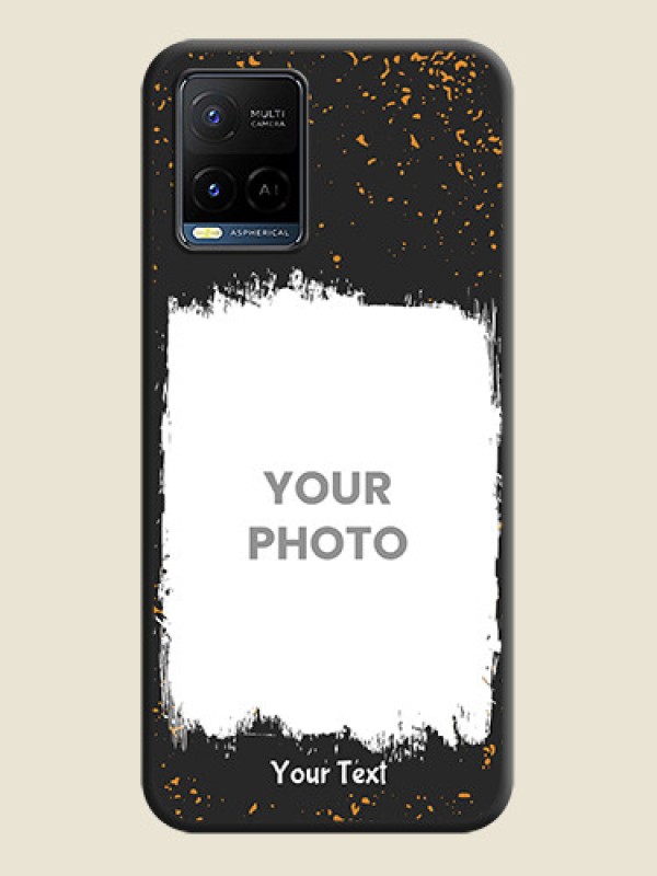 Custom Spray Free Design on Photo on Space Black Soft Matte Phone Cover - Vivo Y21G - alternate view