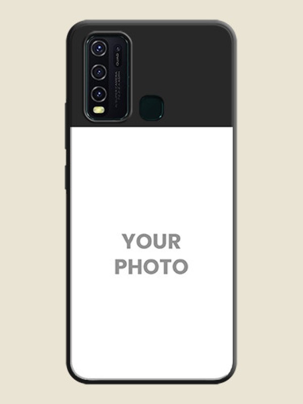 Custom Image Upload With Space Black Color On Custom Soft Matte Mobile Back Cover - Vivo Y30 - alternate view