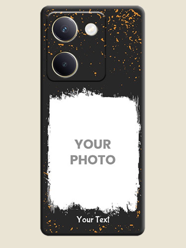Custom Spray Free Design on Photo On Space Black Custom Soft Matte Mobile Back Cover - Vivo Y300 Plus 5G - alternate view