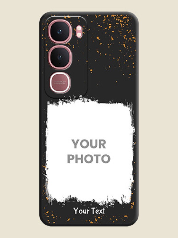 Custom Spray Free Design on Photo On Space Black Custom Soft Matte Mobile Back Cover - Vivo Y31 5G - alternate view