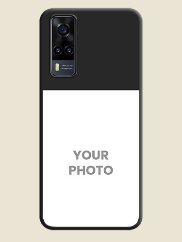 Custom Image Upload With Space Black Color On Custom Soft Matte Mobile Back Cover - Vivo Y31 - alternate view