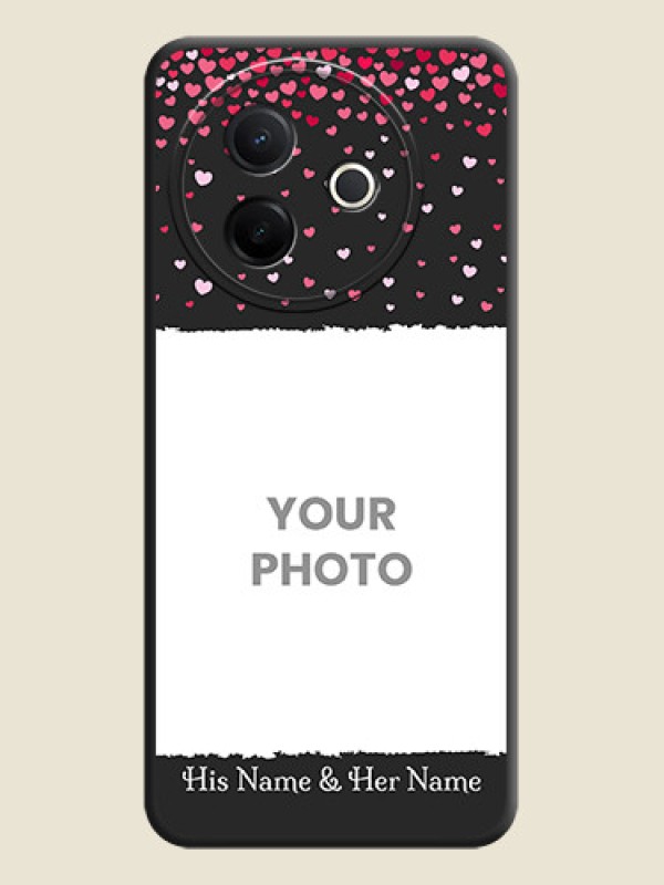 Custom Fall in Love with Your Partner on Photo On Space Black Custom Soft Matte Mobile Back Cover - Vivo Y39 5G - alternate view