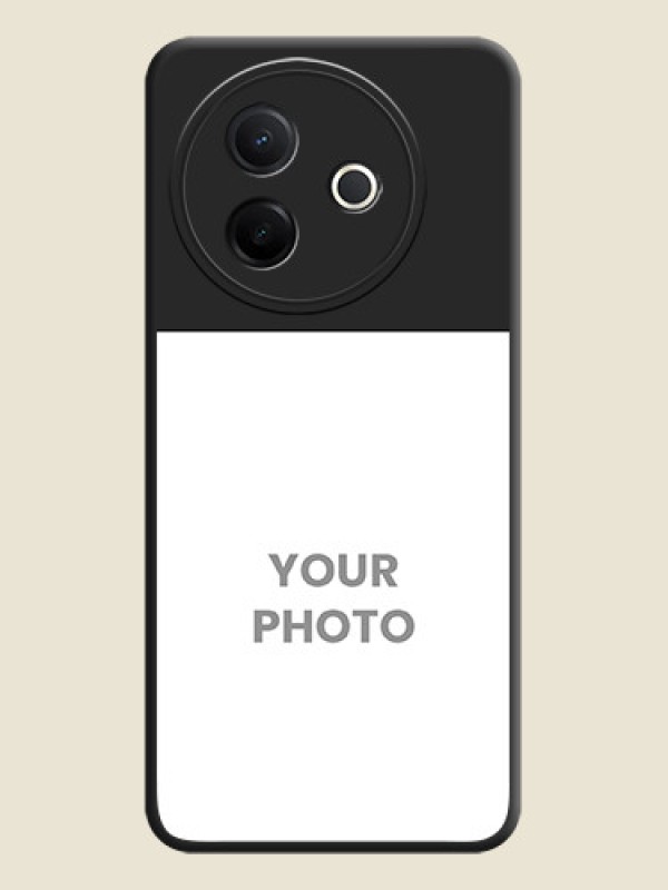 Custom Image Upload With Space Black Color On Custom Soft Matte Mobile Back Cover - Vivo Y39 5G - alternate view