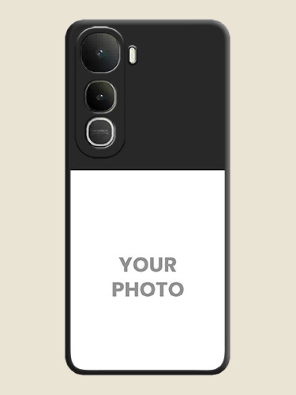 Custom Image Upload With Space Black Color On Custom Soft Matte Mobile Back Cover - Vivo Y400 5G - alternate view