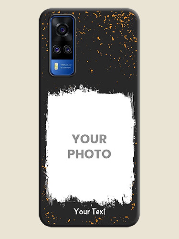 Custom Spray Free Design on Photo on Space Black Soft Matte Phone Cover - Vivo Y51 - alternate view