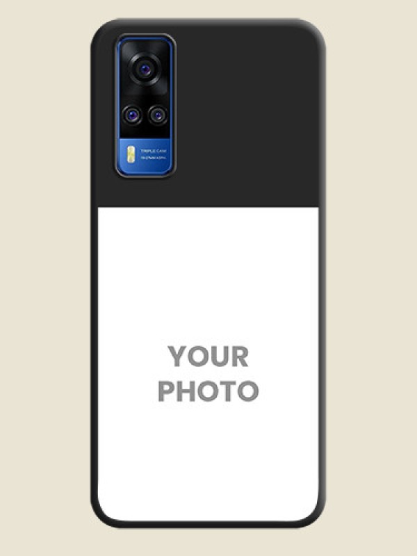 Custom Image Upload With Space Black Color On Custom Soft Matte Mobile Back Cover - Vivo Y51 - alternate view