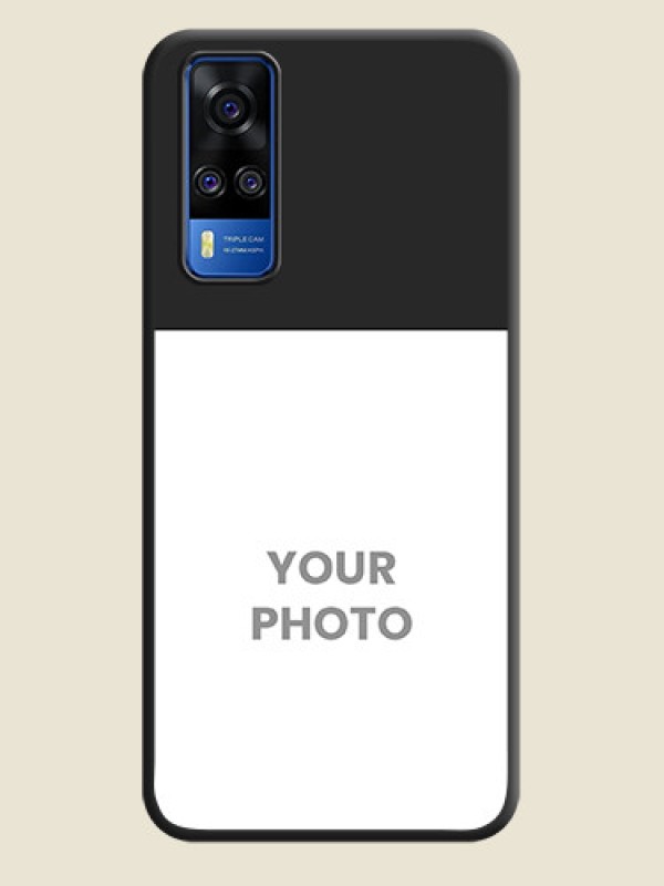 Custom Image Upload With Space Black Color On Custom Soft Matte Mobile Back Cover - Vivo Y51A - alternate view