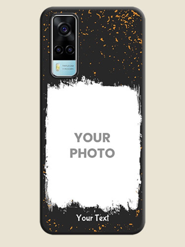 Custom Spray Free Design on Photo on Space Black Soft Matte Phone Cover - Vivo Y53s - alternate view