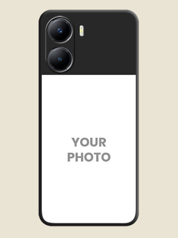 Custom Image Upload With Space Black Color On Custom Soft Matte Mobile Back Cover - Vivo Y56 5G - alternate view