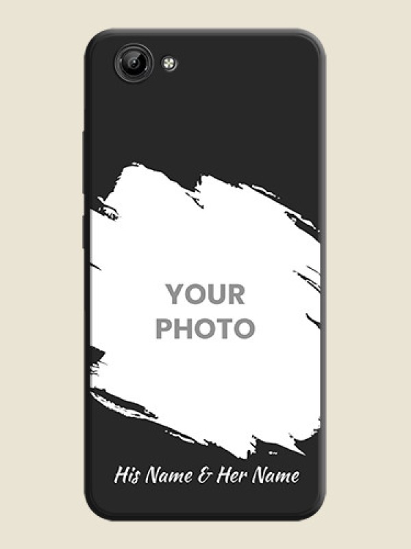 Custom Grunge Brush Strokes - Photo on Space Black Soft Matte Back Cover - Vivo Y71 - alternate view