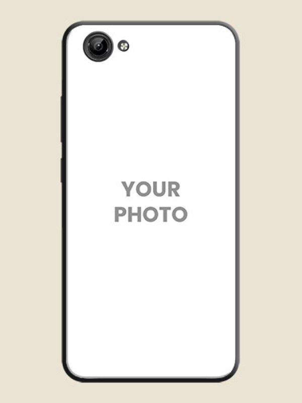 Custom Full Single Pic Upload On Space Black Personalized Soft Matte Phone Covers -Vivo Y71 - alternate view