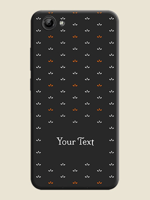 Custom Simple Pattern With Custom Text On Space Black Personalized Soft Matte Phone Covers -Vivo Y71 - alternate view