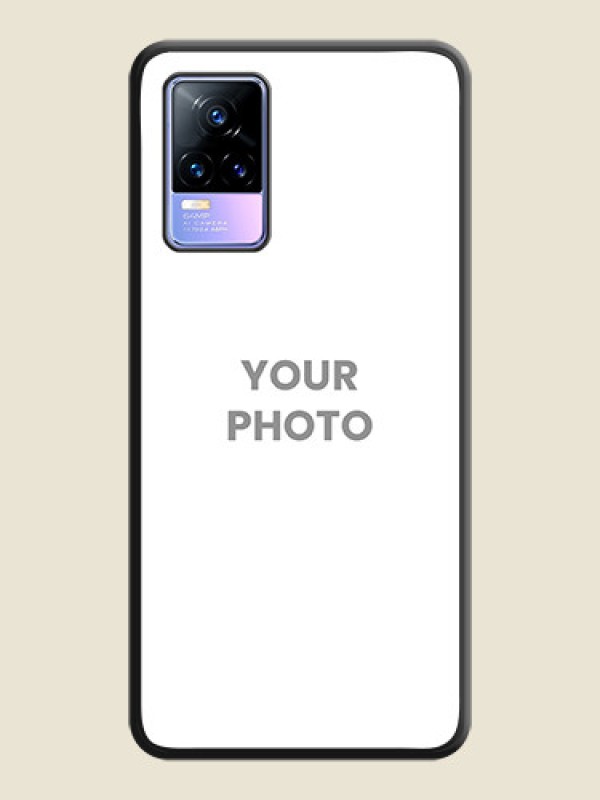 Custom Full Single Pic Upload On Space Black Personalized Soft Matte Phone Covers -Vivo Y73 - alternate view