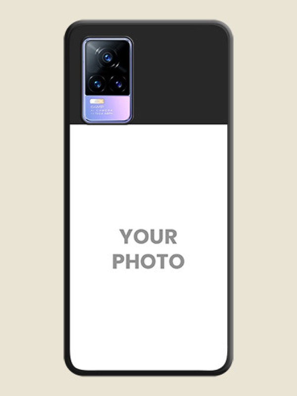 Custom Image Upload With Space Black Color On Custom Soft Matte Mobile Back Cover - Vivo Y73 - alternate view