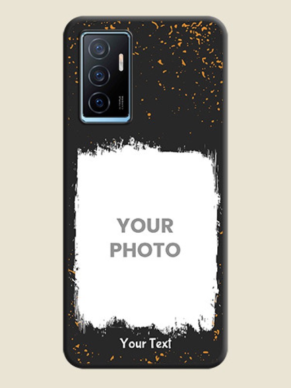 Custom Spray Free Design on Photo on Space Black Soft Matte Phone Cover - Vivo Y75 4G - alternate view