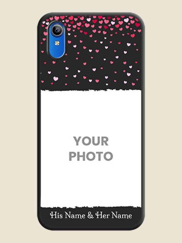 Custom Fall in Love with Your Partner  on Photo on Space Black Soft Matte Phone Cover - Vivo Y91i - alternate view