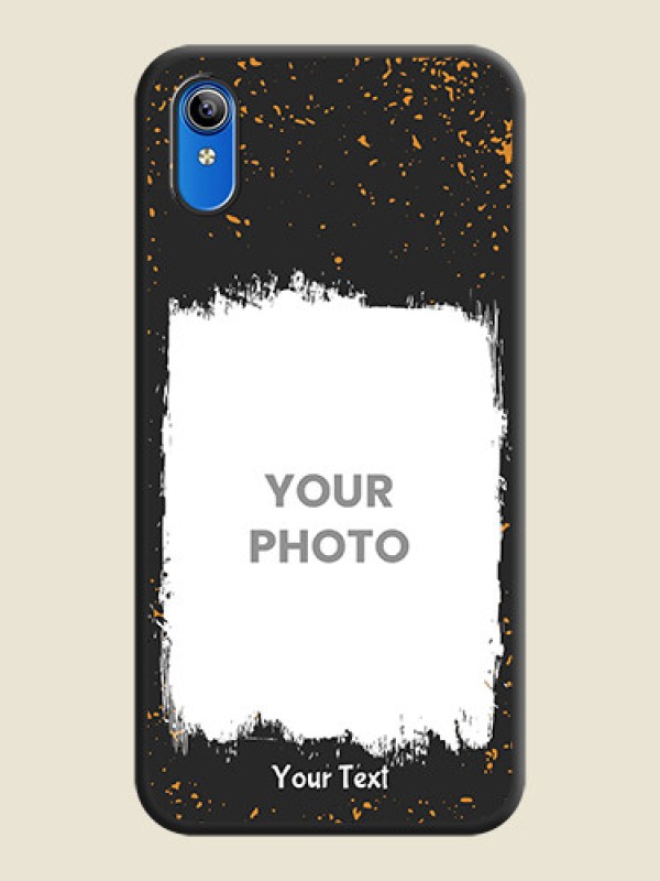 Custom Spray Free Design on Photo on Space Black Soft Matte Phone Cover - Vivo Y91i - alternate view