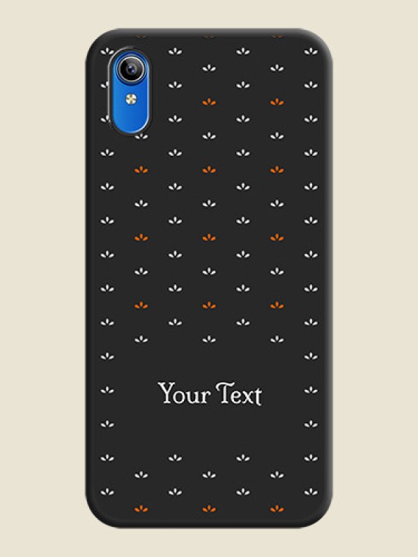 Custom Simple Pattern With Custom Text On Space Black Personalized Soft Matte Phone Covers -Vivo Y91I - alternate view