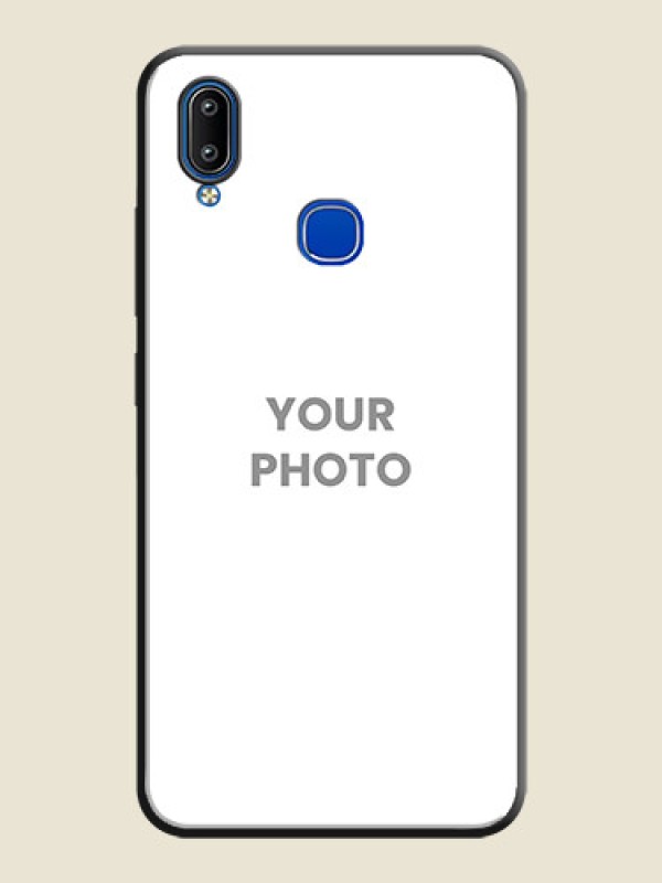 Custom Full Single Pic Upload On Space Black Personalized Soft Matte Phone Covers -Vivo Y93 - alternate view