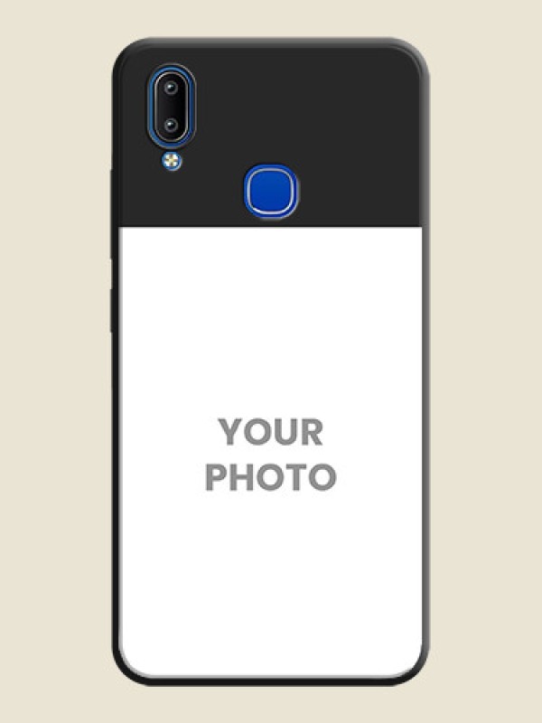 Custom Image Upload With Space Black Color On Custom Soft Matte Mobile Back Cover - Vivo Y95 - alternate view