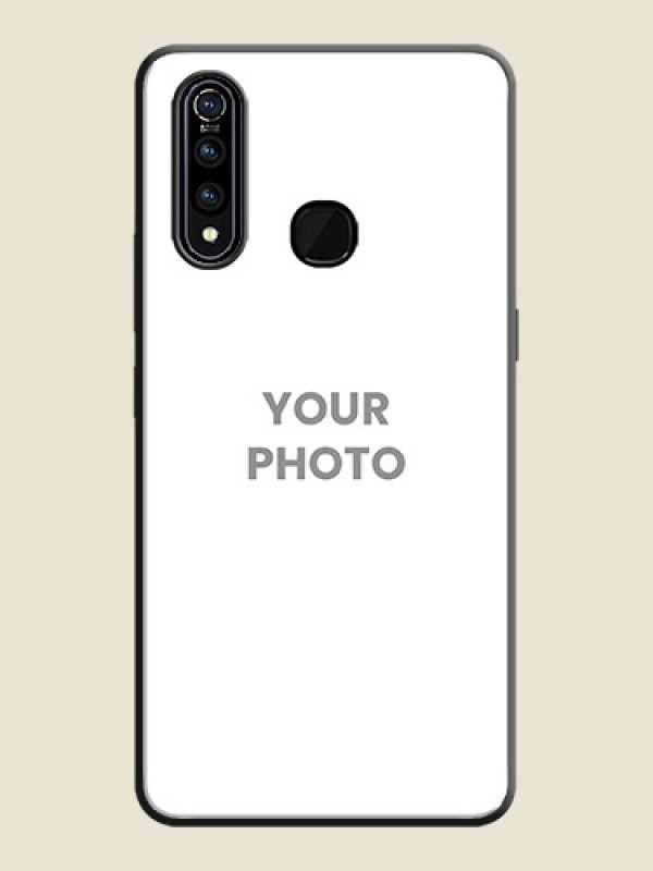 Custom Full Single Pic Upload On Space Black Personalized Soft Matte Phone Covers -Vivo Z1 Pro - alternate view