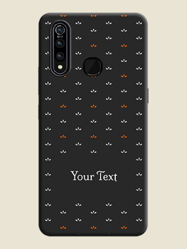 Custom Simple Pattern With Custom Text On Space Black Personalized Soft Matte Phone Covers -Vivo Z1 Pro - alternate view