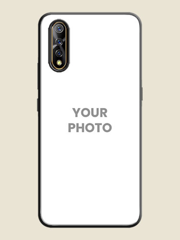 Custom Full Single Pic Upload On Space Black Personalized Soft Matte Phone Covers -Vivo Z1X - alternate view