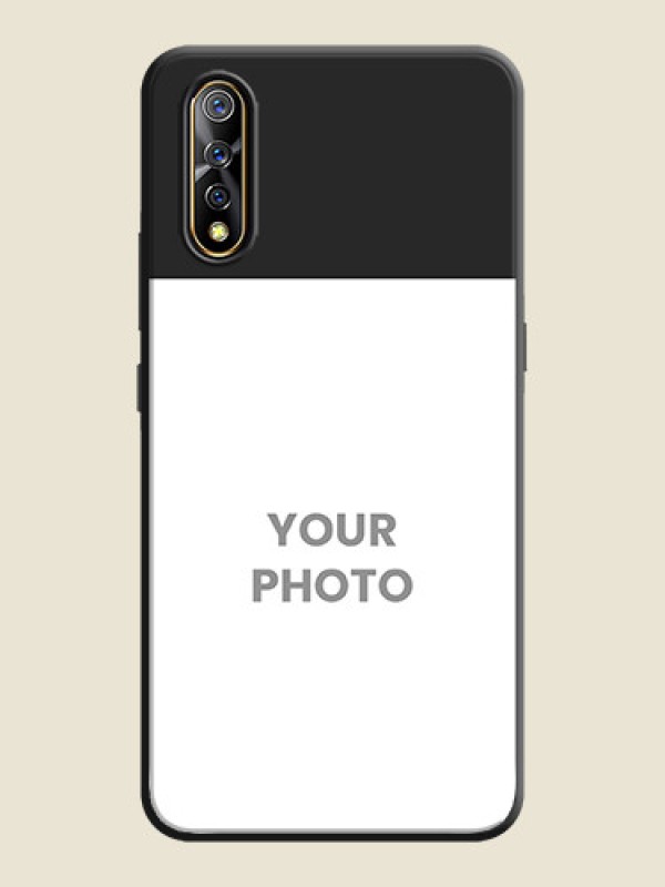 Custom Image Upload With Space Black Color On Custom Soft Matte Mobile Back Cover - Vivo Z1X - alternate view