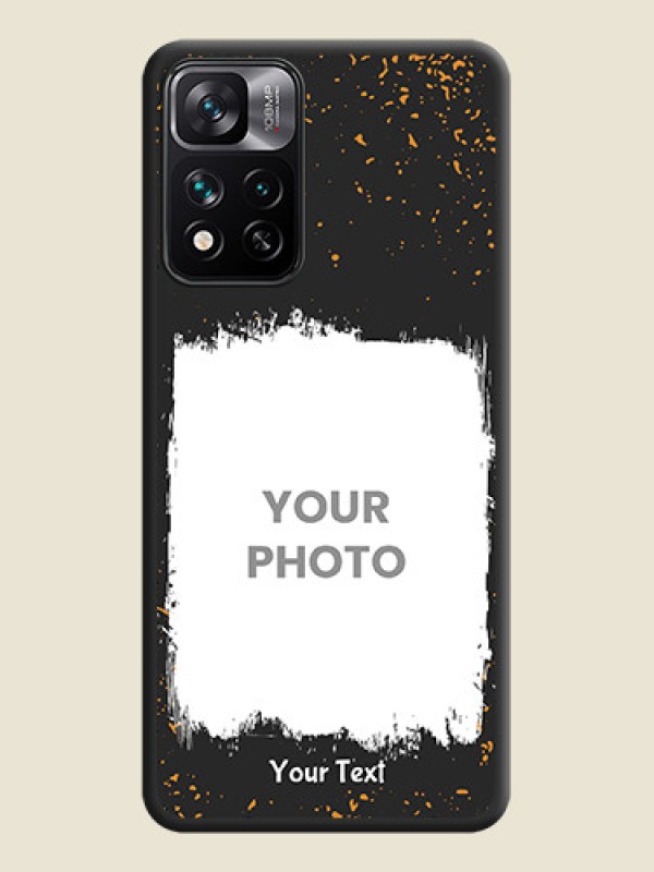 Custom Spray Free Design on Photo on Space Black Soft Matte Phone Cover - Xiaomi 11I 5G - alternate view