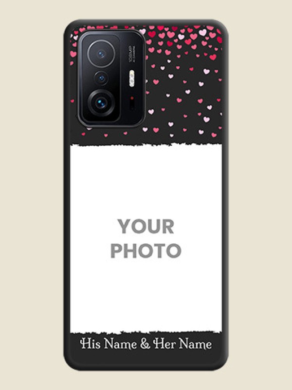 Custom Fall in Love with Your Partner  on Photo on Space Black Soft Matte Phone Cover - Xiaomi 11T Pro 5G - alternate view