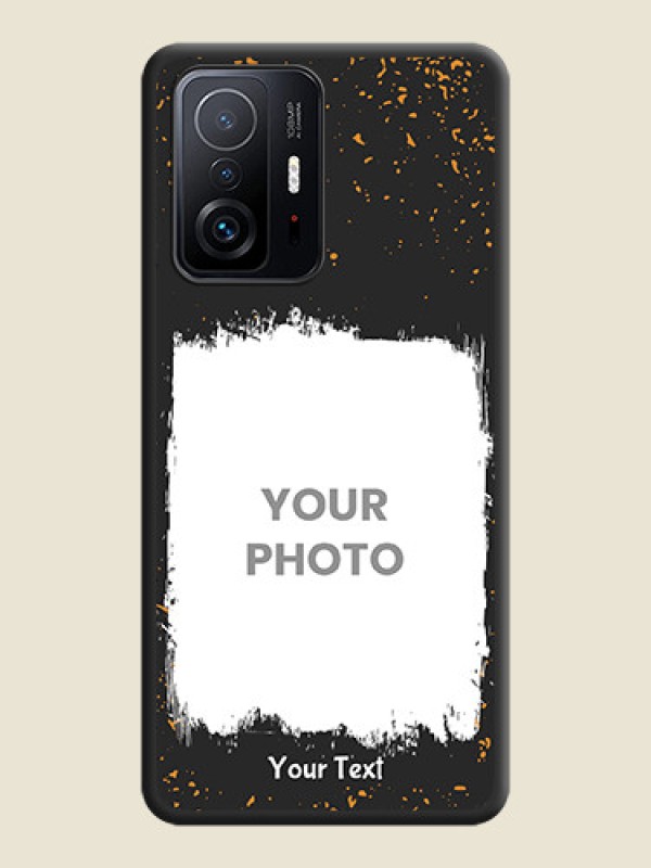 Custom Spray Free Design on Photo on Space Black Soft Matte Phone Cover - Xiaomi 11T Pro 5G - alternate view