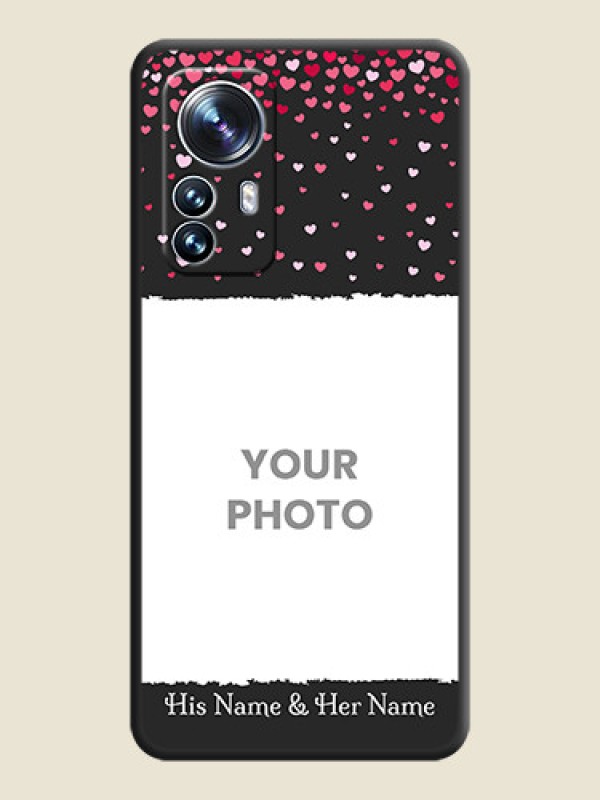 Custom Fall in Love with Your Partner  on Photo on Space Black Soft Matte Phone Cover - Xiaomi 12 Pro 5G - alternate view
