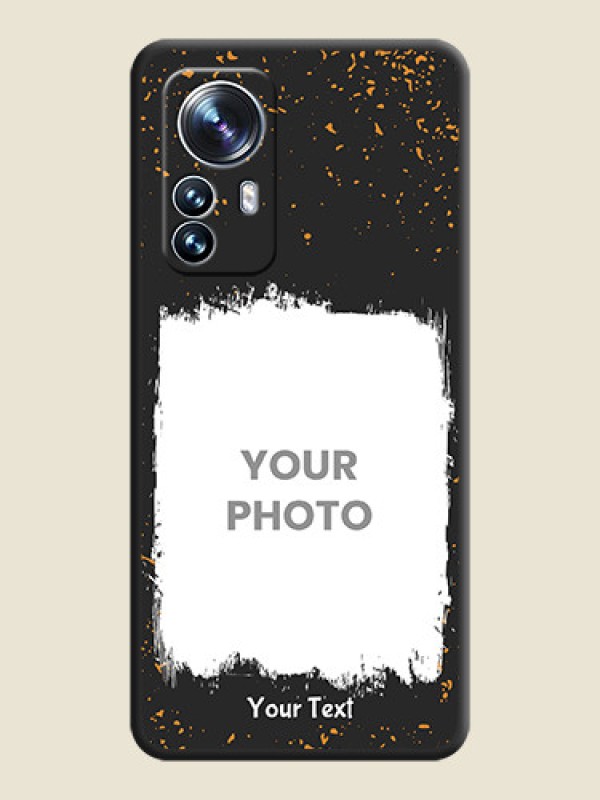 Custom Spray Free Design on Photo on Space Black Soft Matte Phone Cover - Xiaomi 12 Pro 5G - alternate view
