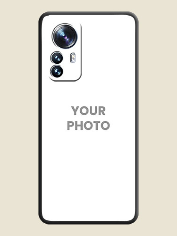 Custom Full Single Pic Upload On Space Black Personalized Soft Matte Phone Covers -Xiaomi 12 Pro 5G - alternate view