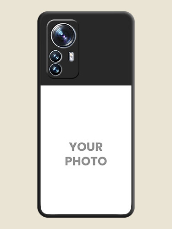 Custom Image Upload With Space Black Color On Custom Soft Matte Mobile Back Cover - Xiaomi 12 Pro 5G - alternate view