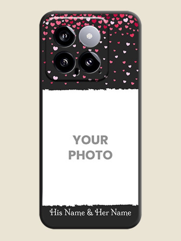 Custom Fall in Love with Your Partner - Photo on Space Black Soft Matte Phone Cover - Xiaomi 14 5G - alternate view