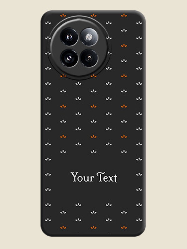 Custom Simple Pattern With Custom Text On Space Black Custom Soft Matte Mobile Back Cover - Xiaomi 14 Civi - alternate view