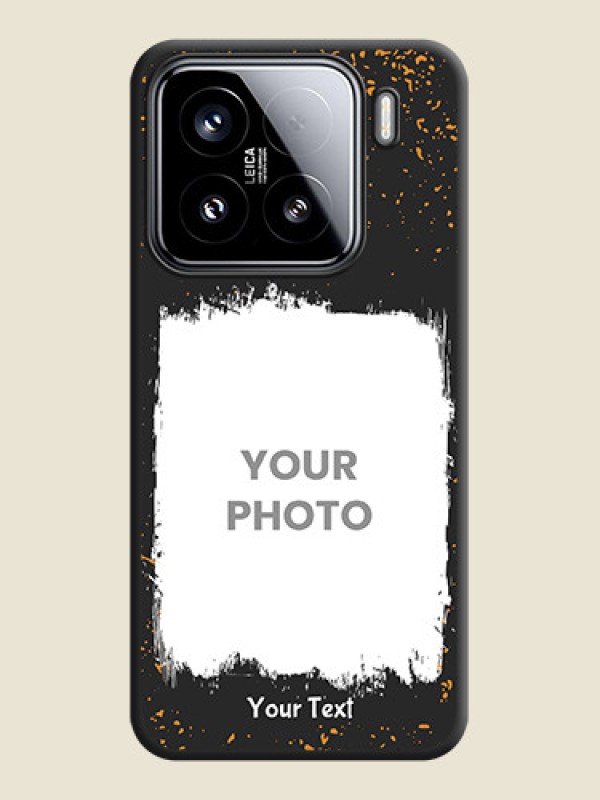 Custom Spray Free Design on Photo On Space Black Custom Soft Matte Mobile Back Cover - Xiaomi 15 5G - alternate view