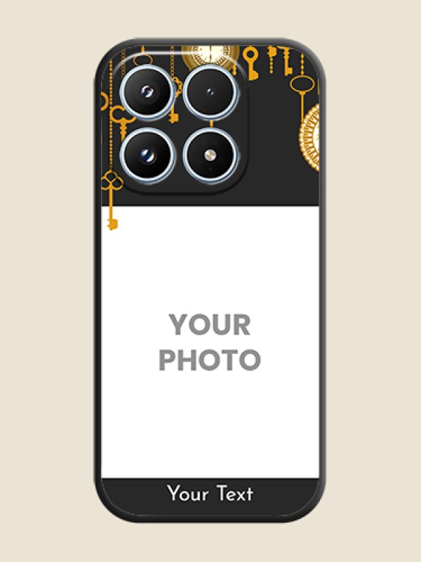 Custom Decorative Design with Text On Space Black Custom Soft Matte Mobile Back Cover - Xiaomi 17 5G - alternate view