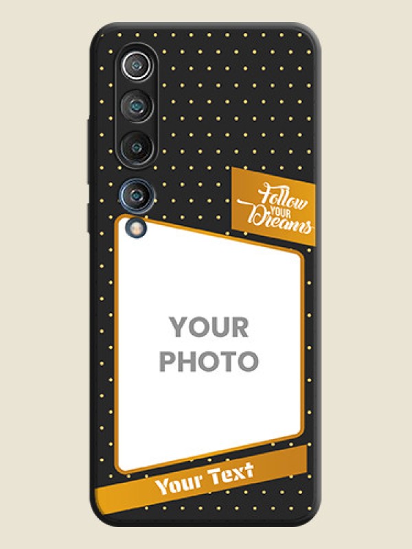 Custom Follow Your Dreams with White Dots on Space Black Custom Soft Matte Phone Cases - Mi 10 5G - alternate view