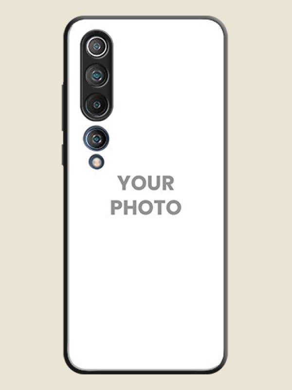 Custom Full Single Pic Upload On Space Black Personalized Soft Matte Phone Covers -Xiaomi Mi 10 5G - alternate view