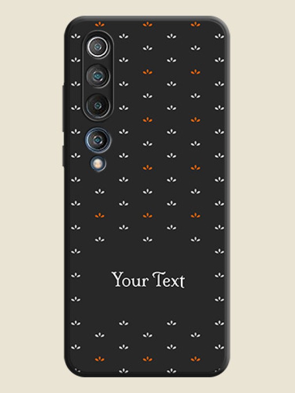 Custom Simple Pattern With Custom Text On Space Black Personalized Soft Matte Phone Covers -Xiaomi Mi 10 5G - alternate view